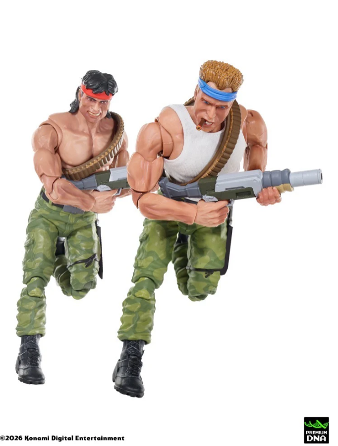 Contra - Limited Edition Arcade Variant 2-Pack - Lance Bean and Bill Rizer 1/12 Scale Signature Collection Action Figures - Image 2