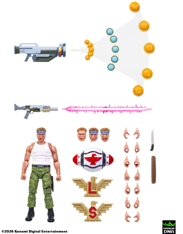 Contra - Limited Edition Arcade Variant 2-Pack - Lance Bean and Bill Rizer 1/12 Scale Signature Collection Action Figures - Image 3