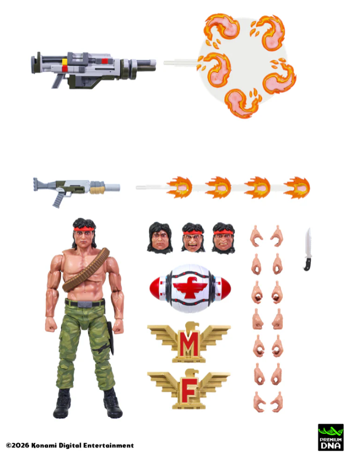 Contra - Limited Edition Arcade Variant 2-Pack - Lance Bean and Bill Rizer 1/12 Scale Signature Collection Action Figures - Image 5