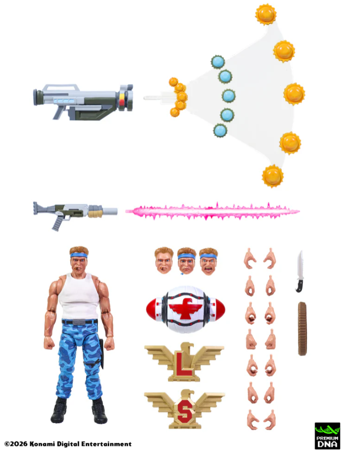 Contra - Bill Rizer 1/12 Scale Signature Collection Action Figure - Image 7