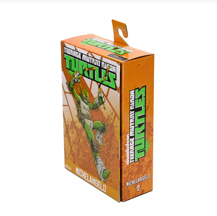 TMNT (2012 CARTOON) - ULTIMATE MICHELANGELO ACTION FIGURE (box not mint) - Image 4
