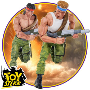Contra - Limited Edition Arcade Variant 2-Pack - Lance Bean and Bill Rizer 1/12 Scale Signature Collection Action Figures