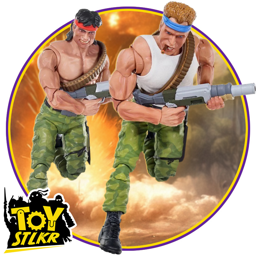 Contra - Limited Edition Arcade Variant 2-Pack - Lance Bean and Bill Rizer 1/12 Scale Signature Collection Action Figures