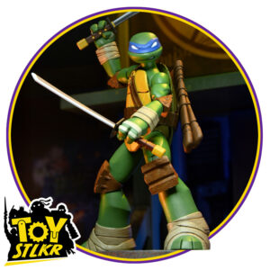 TMNT (2012 CARTOON) - ULTIMATE LEONARDO ACTION FIGURE (box not mint)