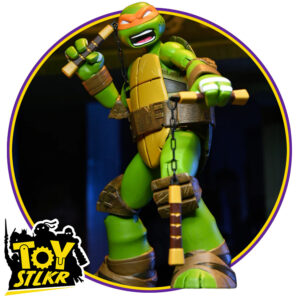 TMNT (2012 CARTOON) - ULTIMATE MICHELANGELO ACTION FIGURE (box not mint)