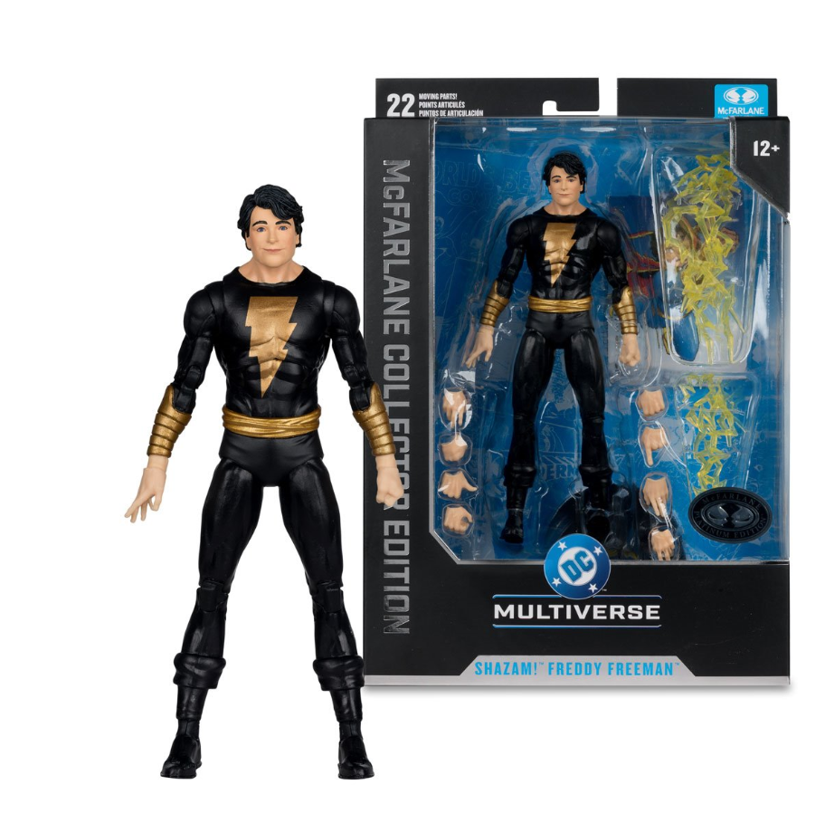 DC McFarlane Collector Edition Wave 14 Shazam! Freddy Freeman #55 (Platinum Chase) - Image 4