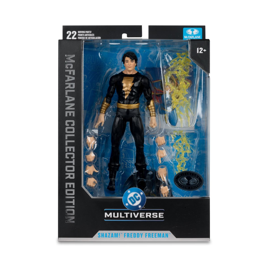 DC McFarlane Collector Edition Wave 14 Shazam! Freddy Freeman #55 (Platinum Chase) - Image 6