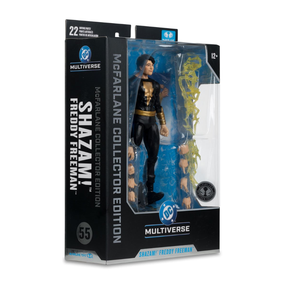 DC McFarlane Collector Edition Wave 14 Shazam! Freddy Freeman #55 (Platinum Chase) - Image 7
