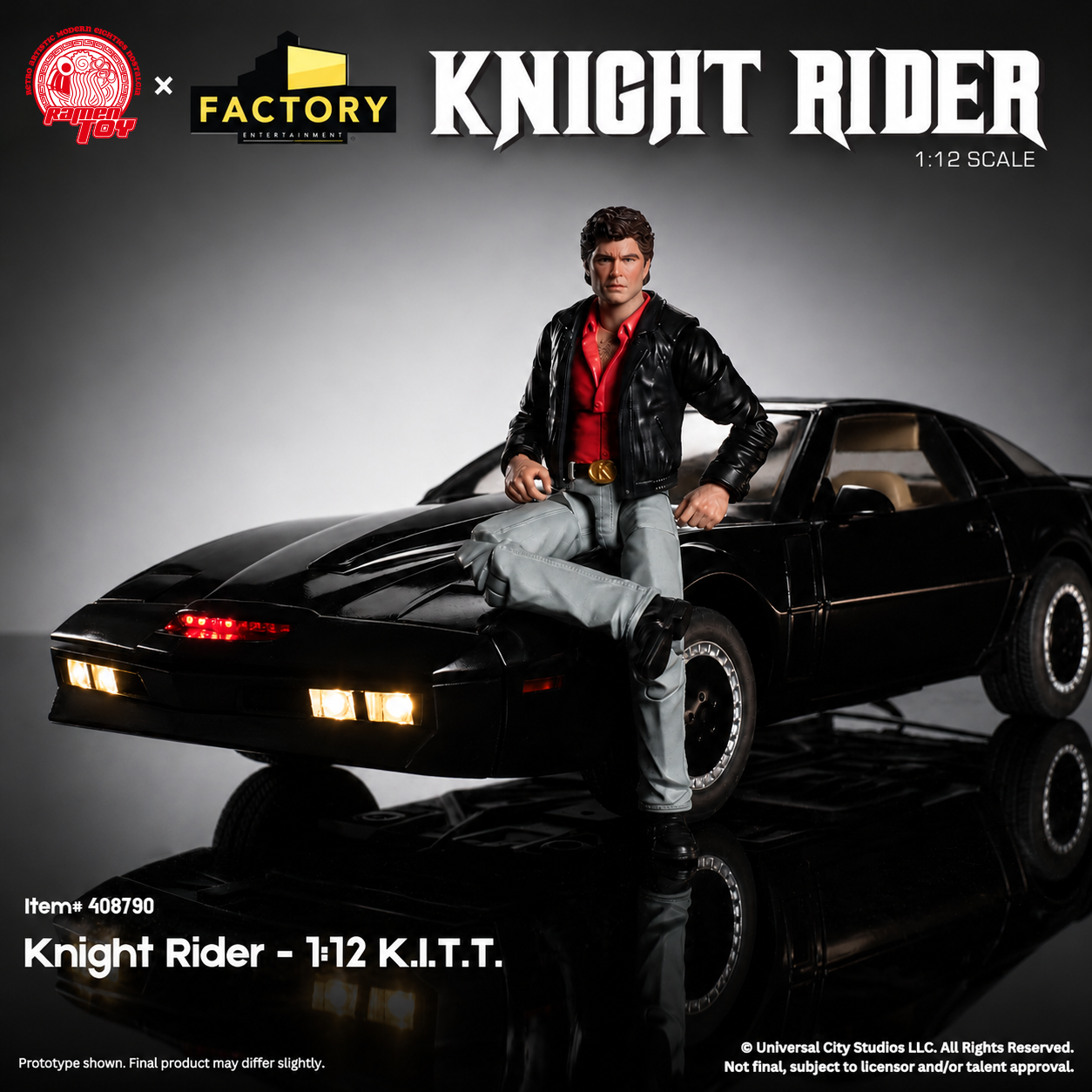 RAMEN TOY – KNIGHT RIDER 1:12 K.I.T.T. - Image 2