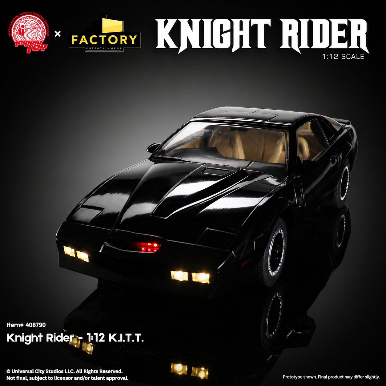 RAMEN TOY – KNIGHT RIDER 1:12 K.I.T.T. - Image 3