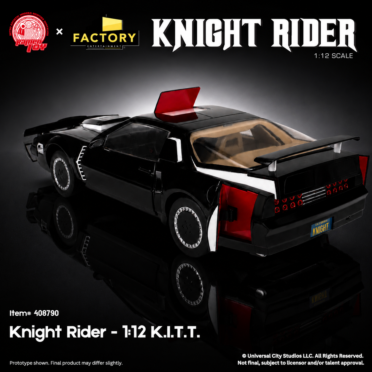 RAMEN TOY – KNIGHT RIDER 1:12 K.I.T.T. - Image 7