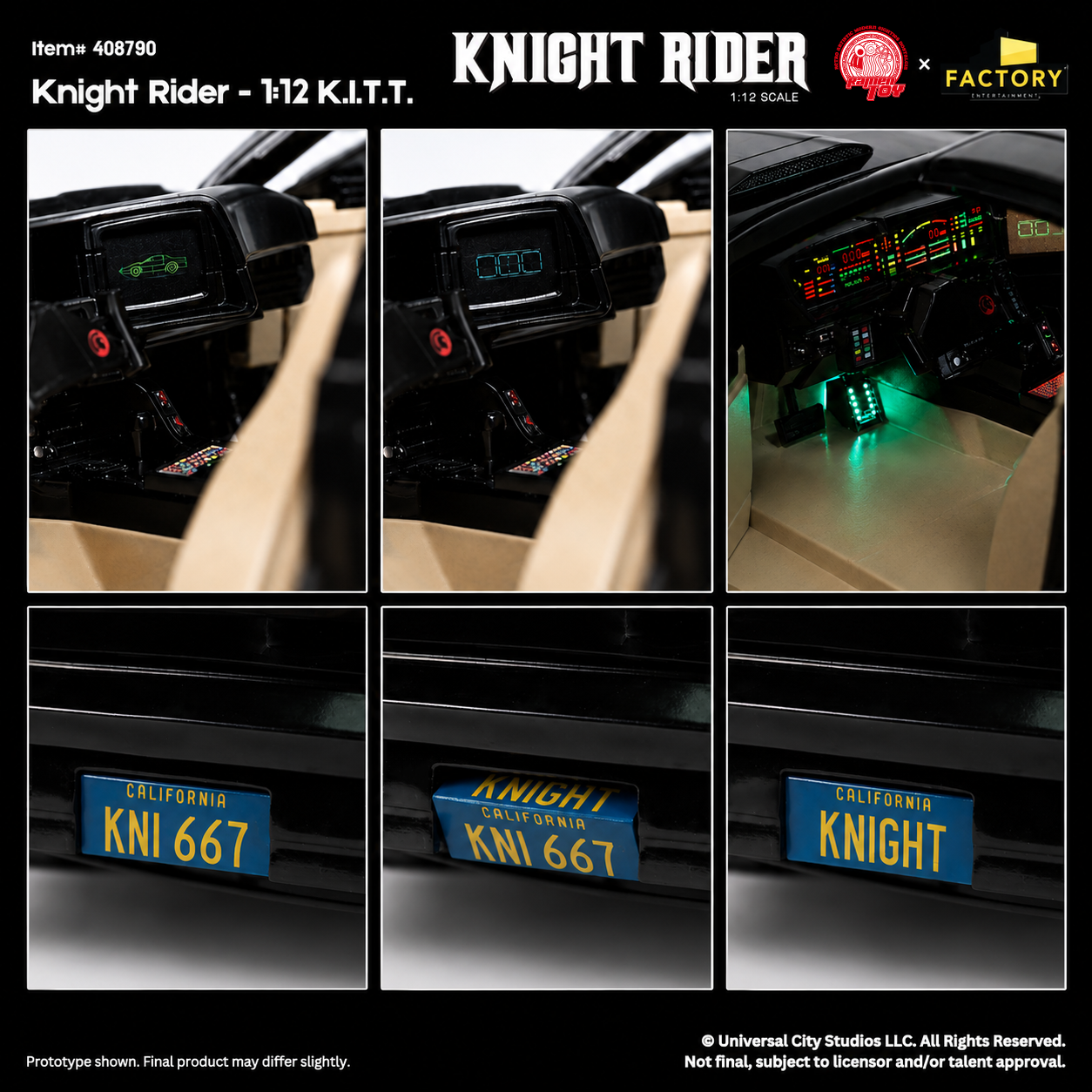 RAMEN TOY – KNIGHT RIDER 1:12 K.I.T.T. - Image 8