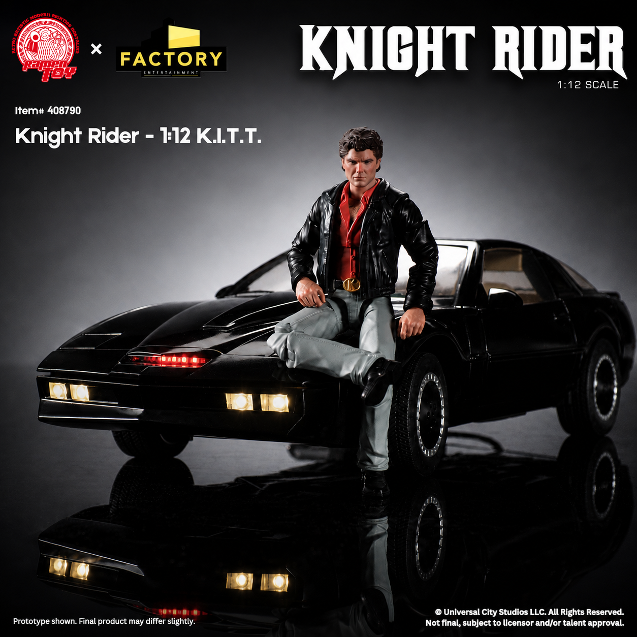 RAMEN TOY – KNIGHT RIDER 1:12 K.I.T.T. - Image 9