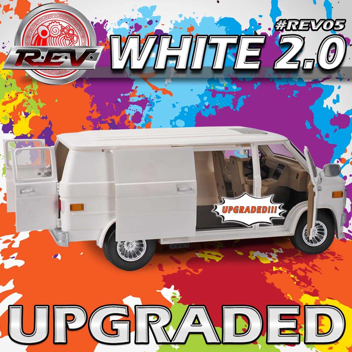 RAMEN TOY – REV (Ramen Economical Vehicles) White 2.0 - Image 3