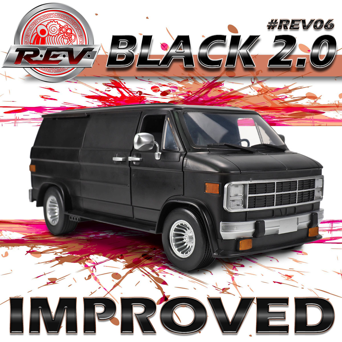 RAMEN TOY – REV (Ramen Economical Vehicles) Black 2.0 - Image 2