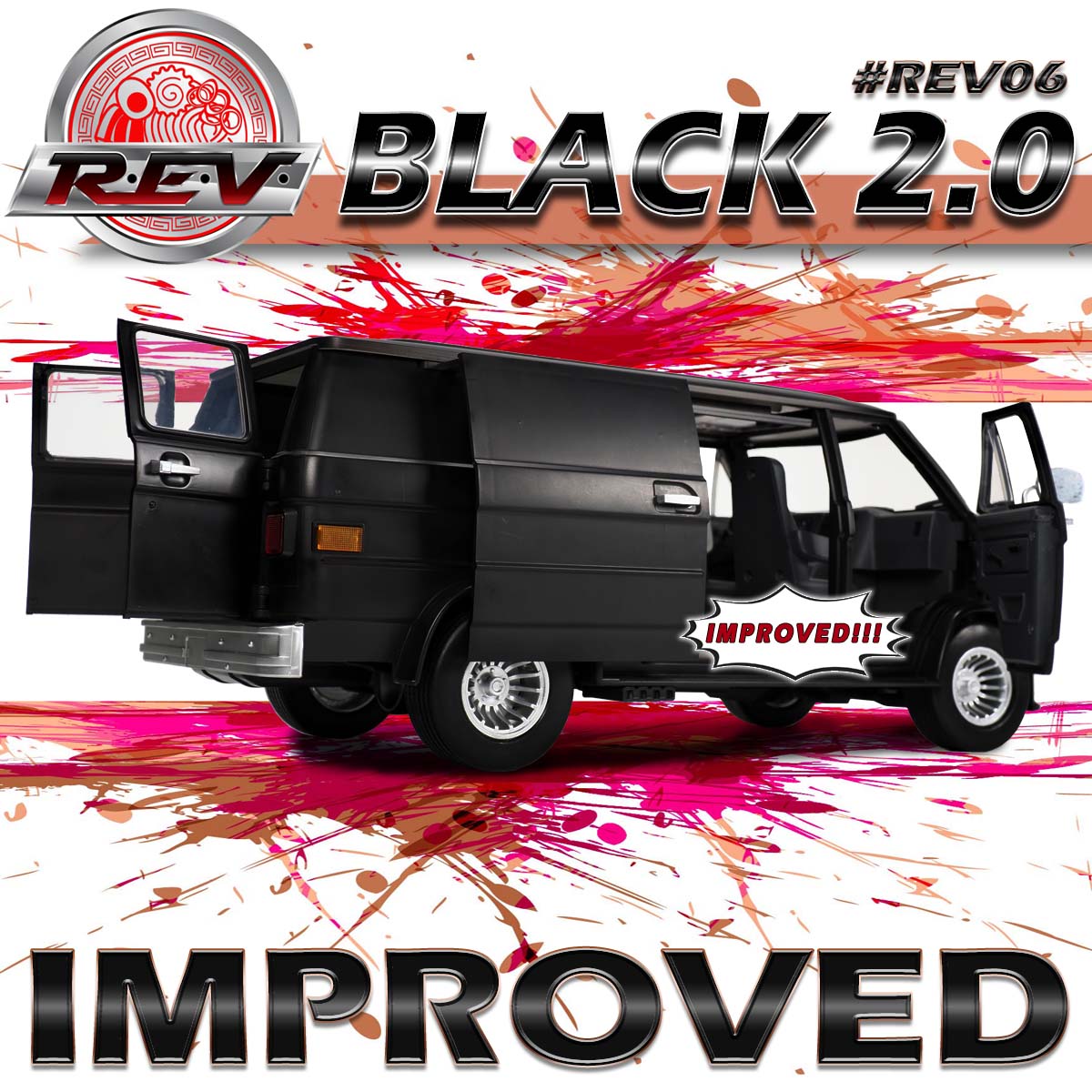 RAMEN TOY – REV (Ramen Economical Vehicles) Black 2.0 - Image 3