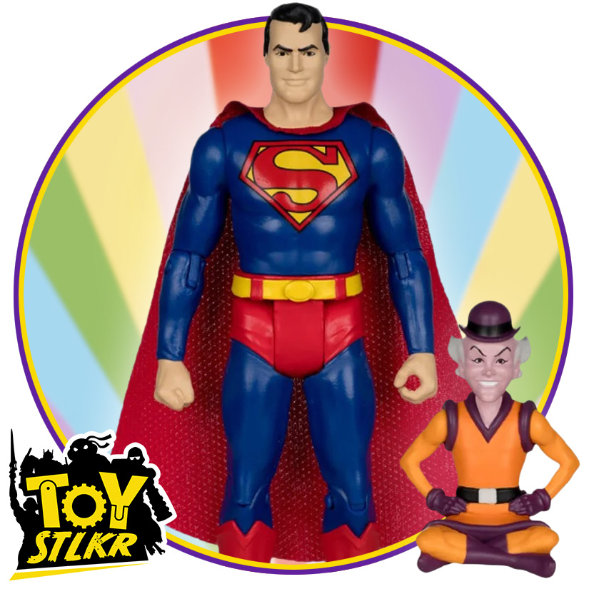 DC Retro W16 Super Friends Superman and Mr. Mxyzptlk
