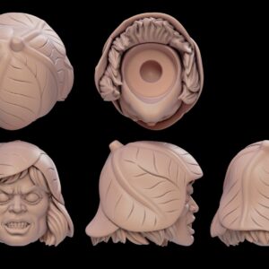 Mr. Home Arcade Limited Edition Custom Unpainted Psychedelic He-Man Head