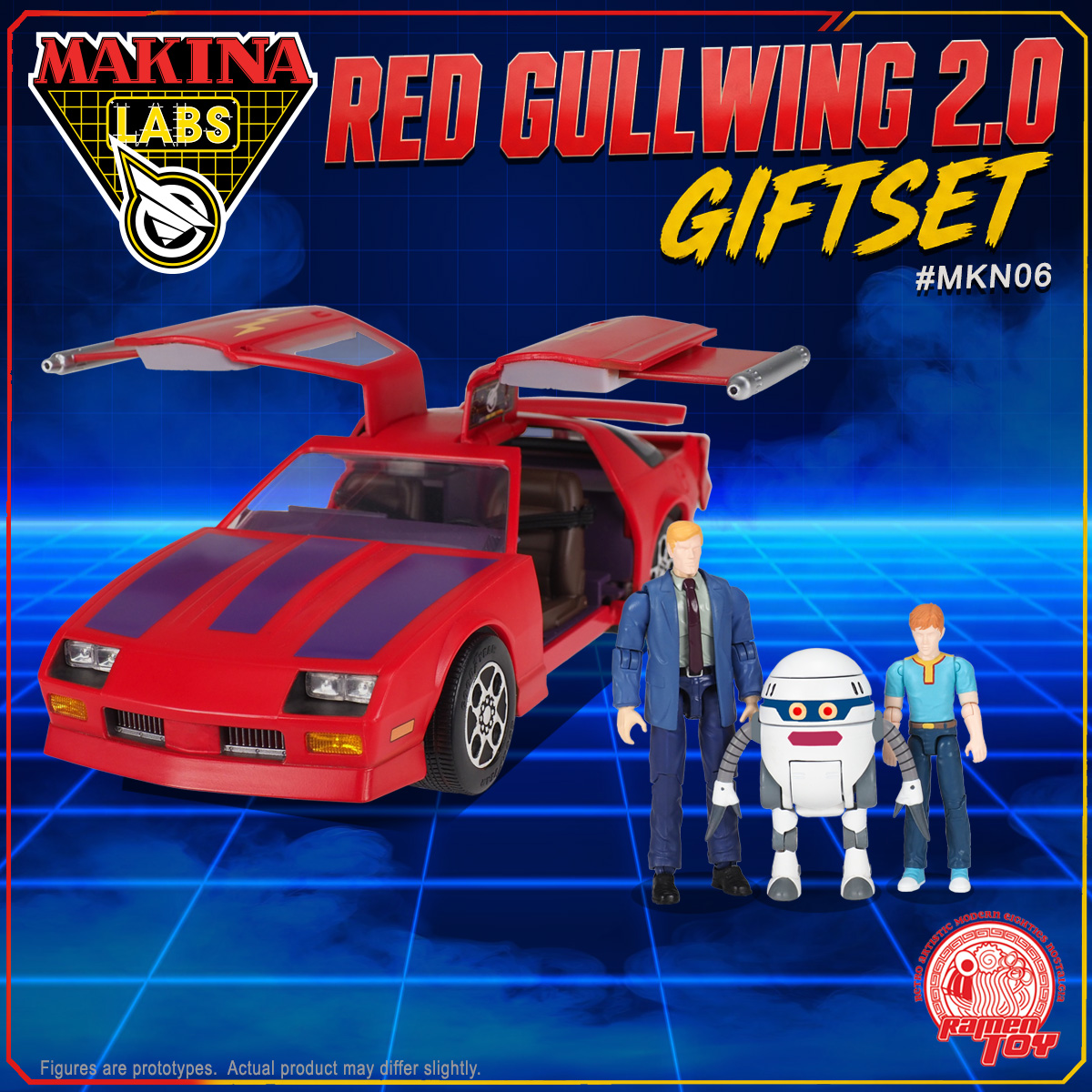 RAMEN TOY – RED GULLWING 2.0 GIFTSET