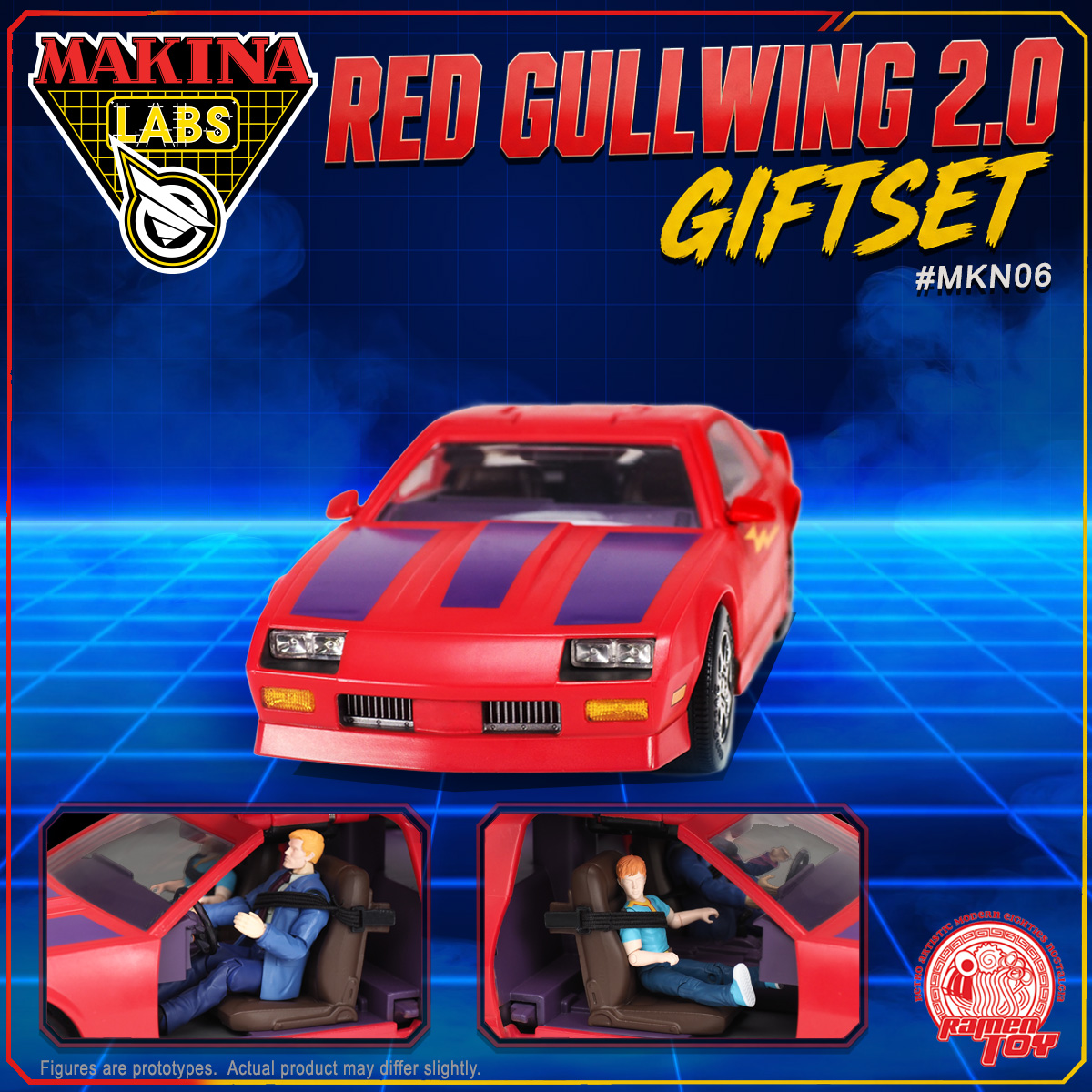 RAMEN TOY – RED GULLWING 2.0 GIFTSET - Image 3
