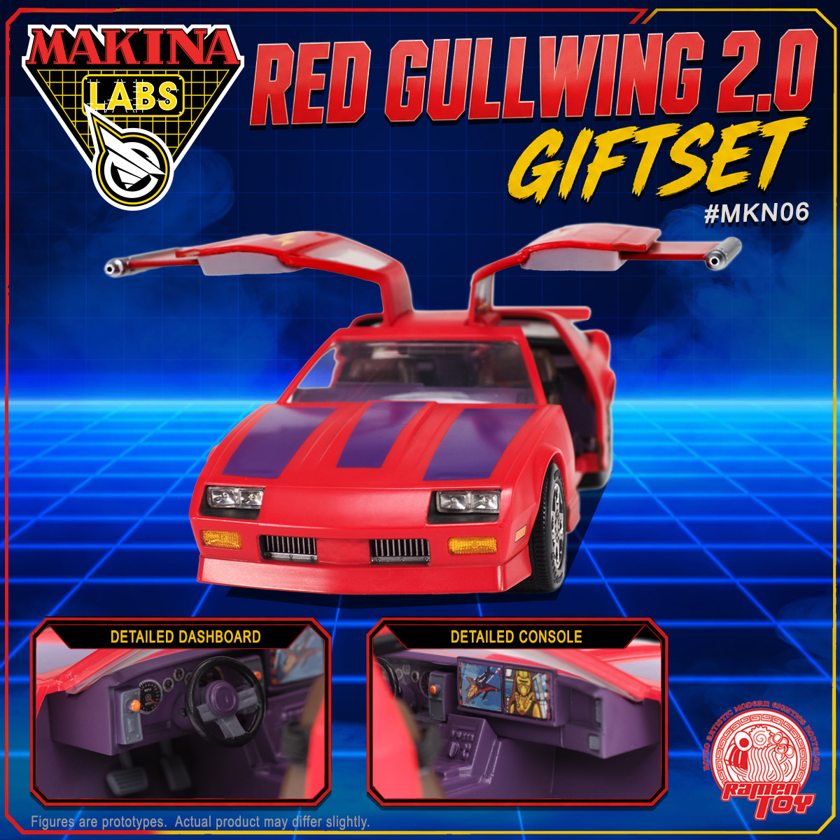 RAMEN TOY – RED GULLWING 2.0 GIFTSET - Image 4
