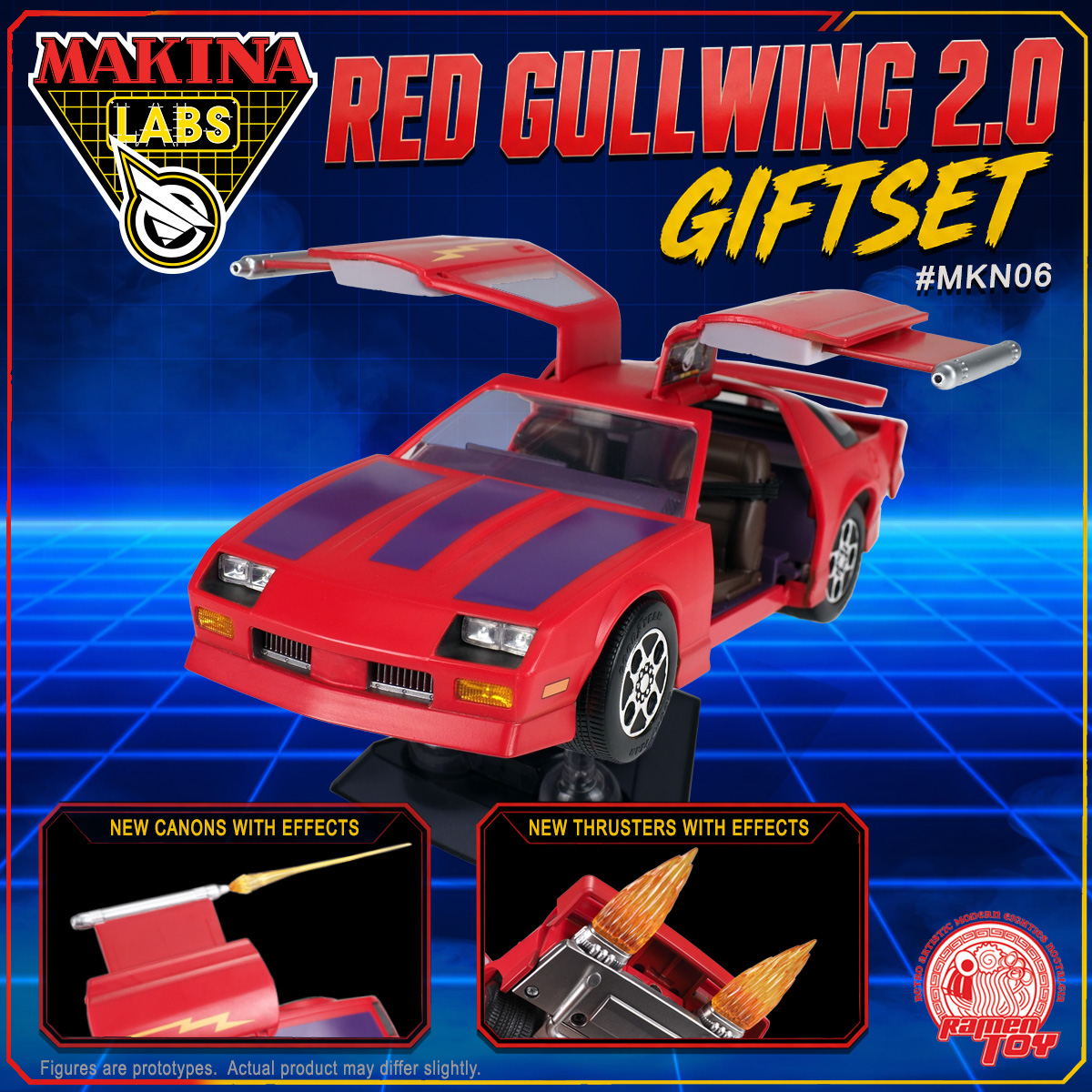 RAMEN TOY – RED GULLWING 2.0 GIFTSET - Image 5