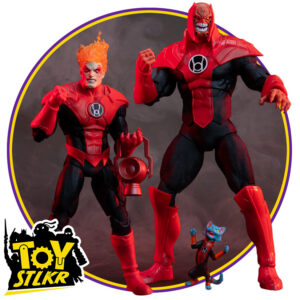 DC Multiverse Atrocitus Megafig and Red Lantern Corps Green Lantern 2-Pack